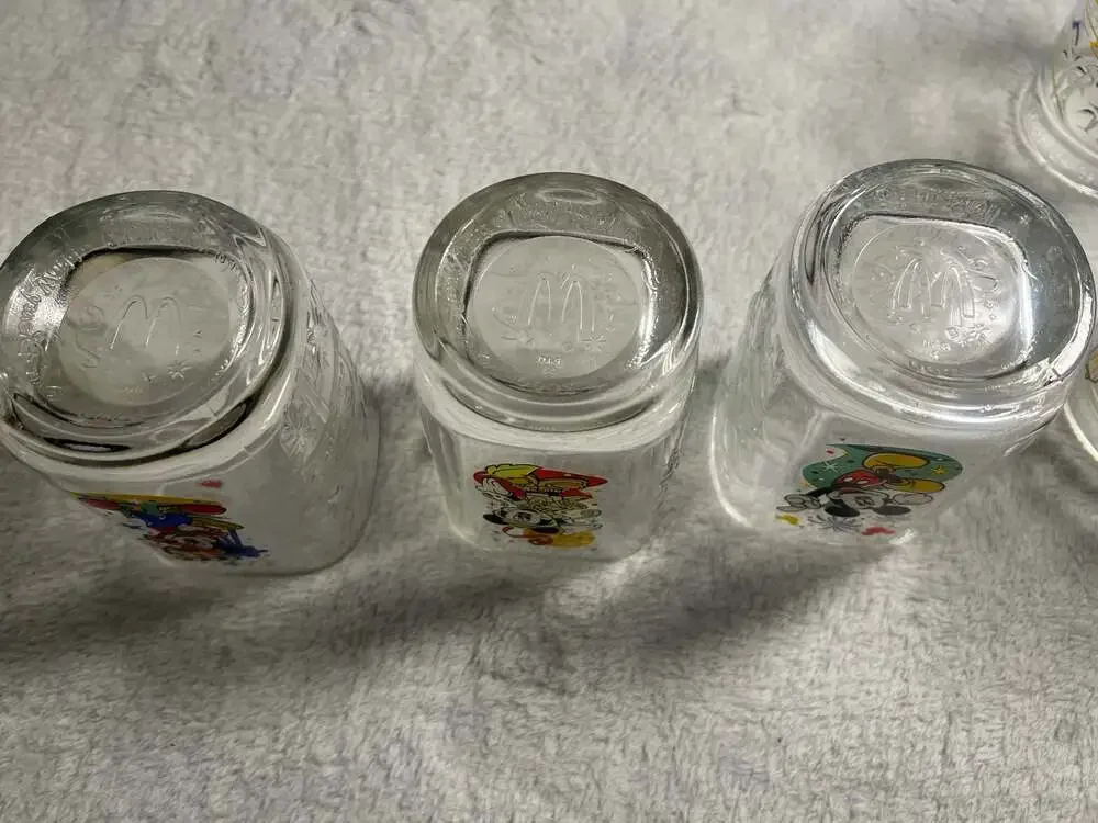 McDonald's Walt Disney World 2000 Celebration Glasses Set of 3